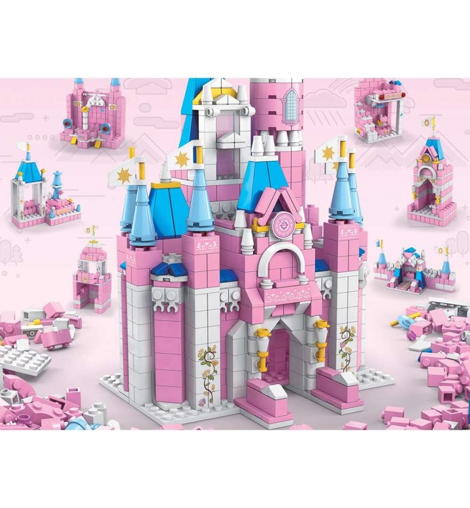 6-in-1-Bauspiel Prinzessin 1000 Bausteine