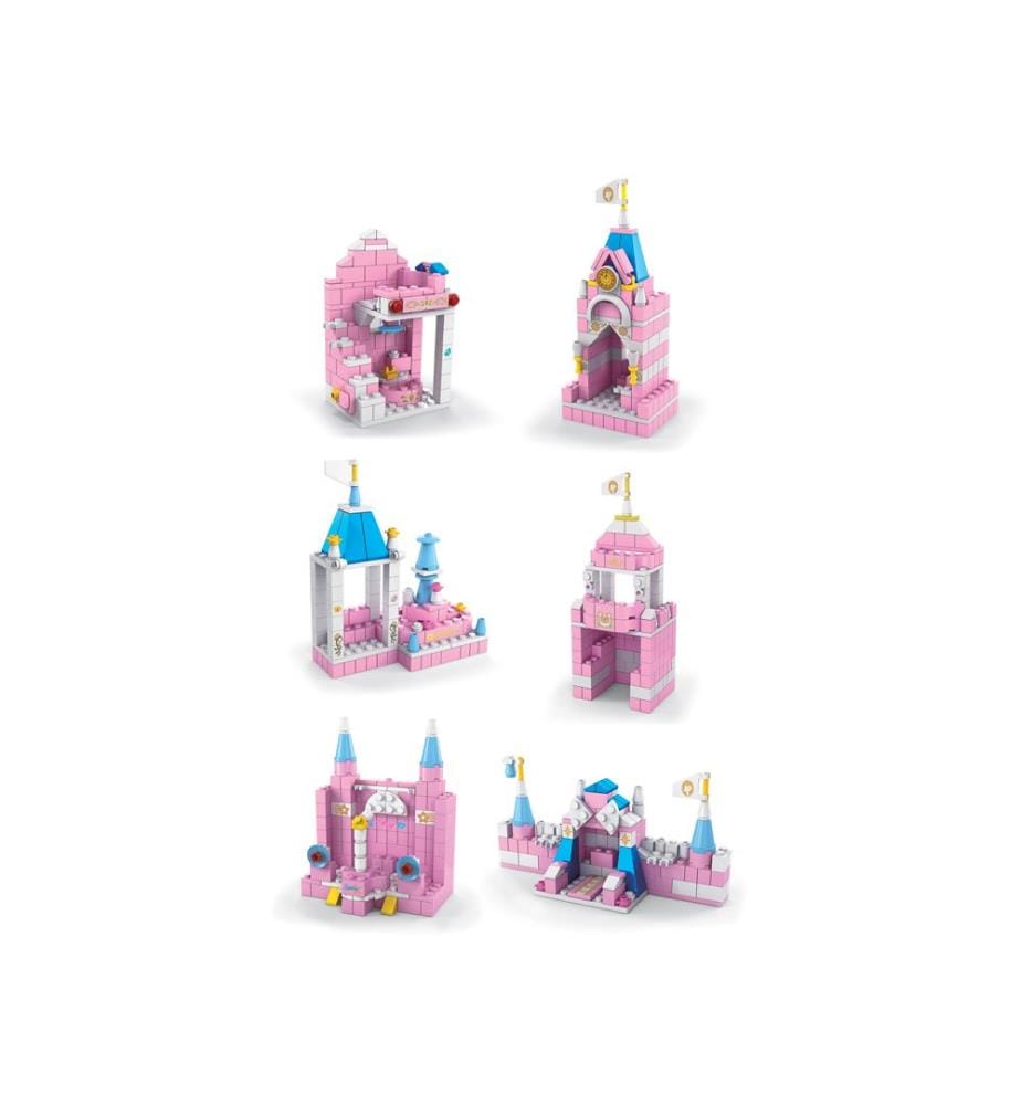 6-in-1-Bauspiel Prinzessin 1000 Bausteine