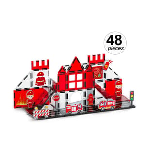 Magnetischer Bausatz Feuerwehrmann 48 Stk.