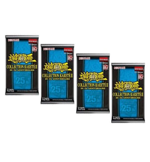 Yu-Gi-Oh!-Karten 4 Booster - Raritätensammlung II 25. Jubiläum - Französische Version