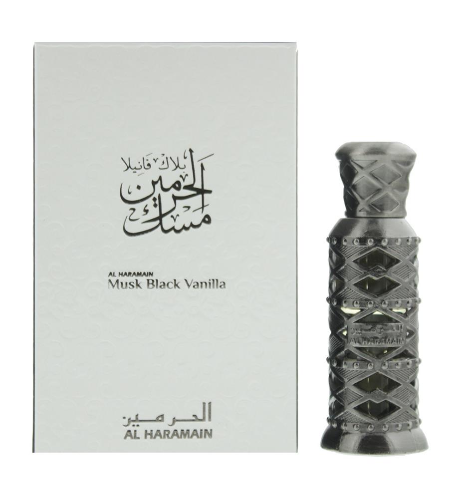 Huile parfumée Al Haramain Musk Black Vanilla, 12 ml
