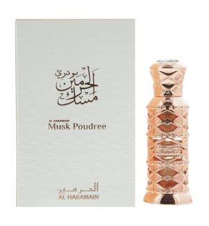 Huile parfumée Al Haramain Musk Poudrée, 12 ml