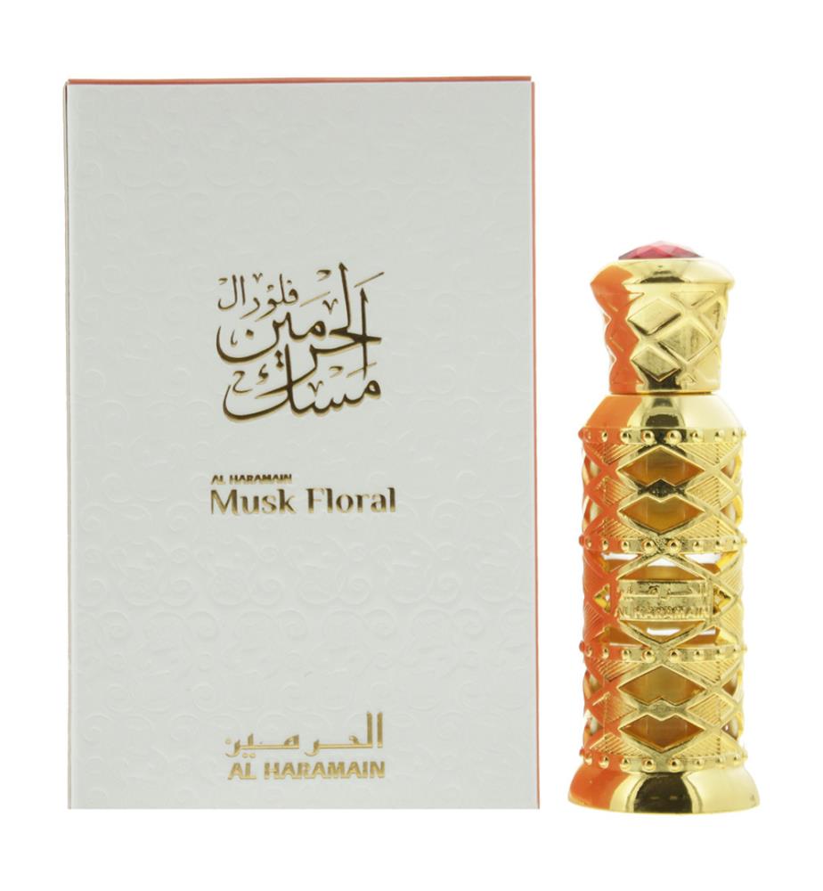 Huile parfumée florale et musquée Al Haramain, 12 ml