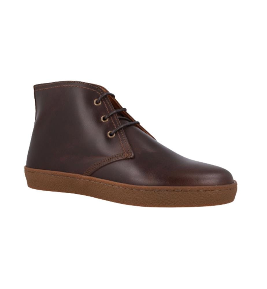 Brauner Lederstiefel