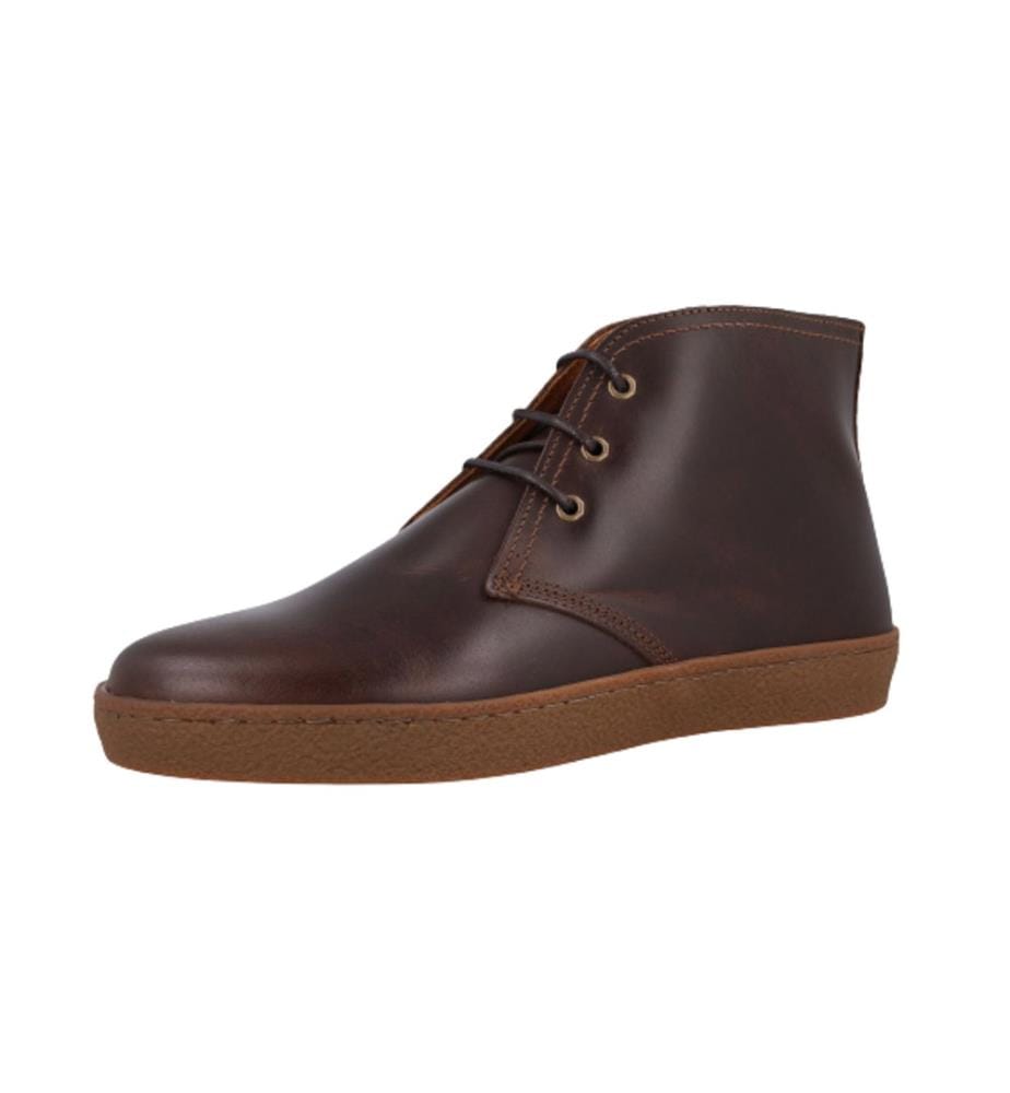 Brauner Lederstiefel