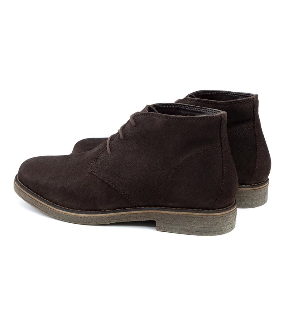 Brauner Wildlederstiefel