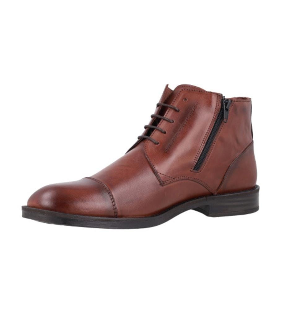 Lederstiefel - Hellbraun