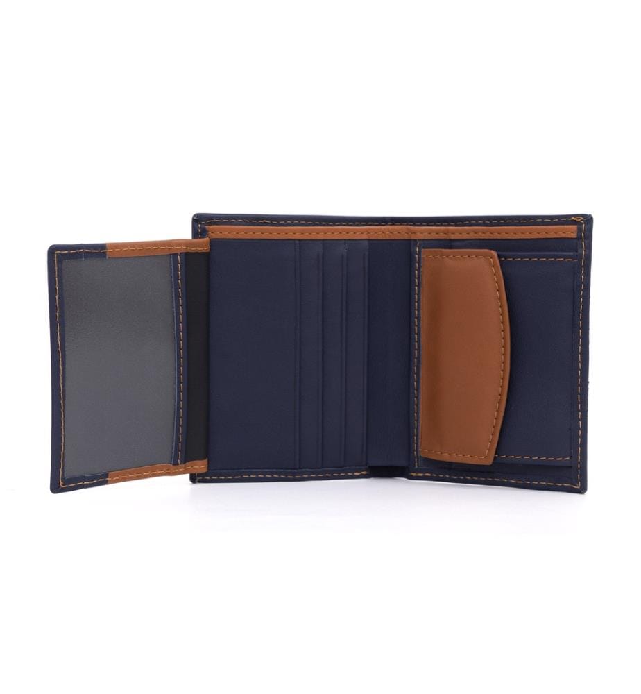 Brieftasche aus Leder - Blau