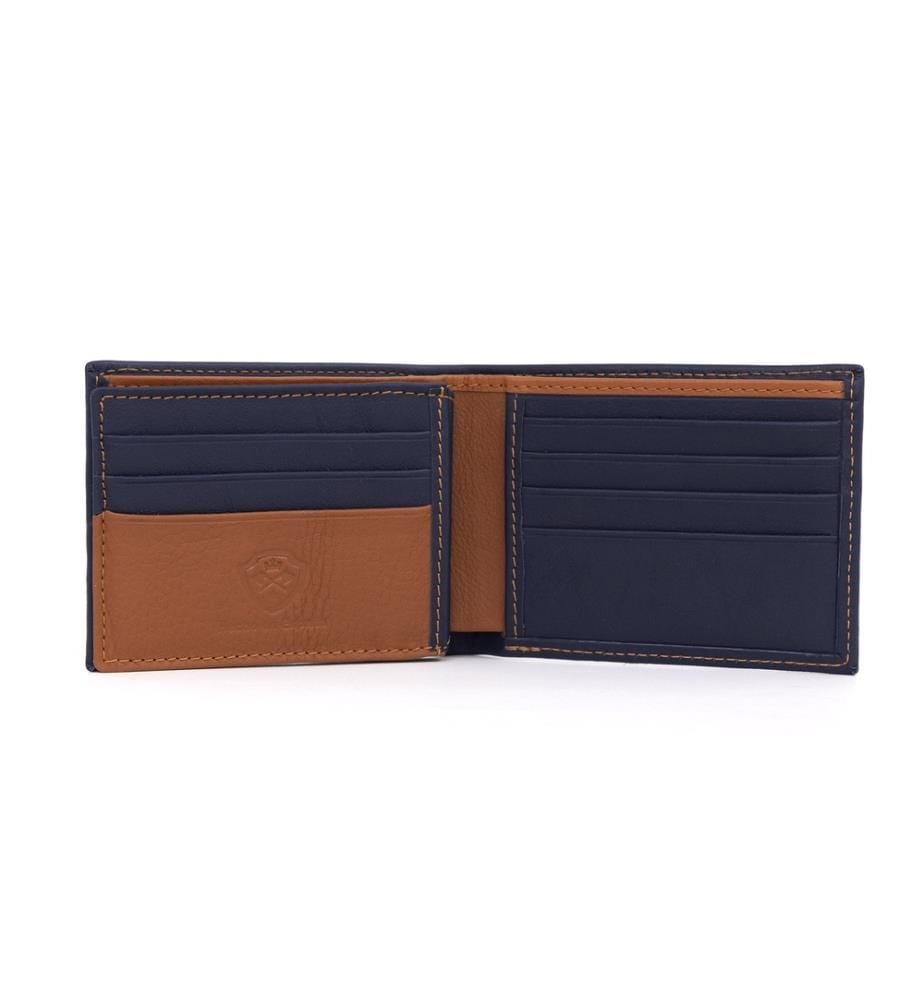 Brieftasche aus Leder - Blau