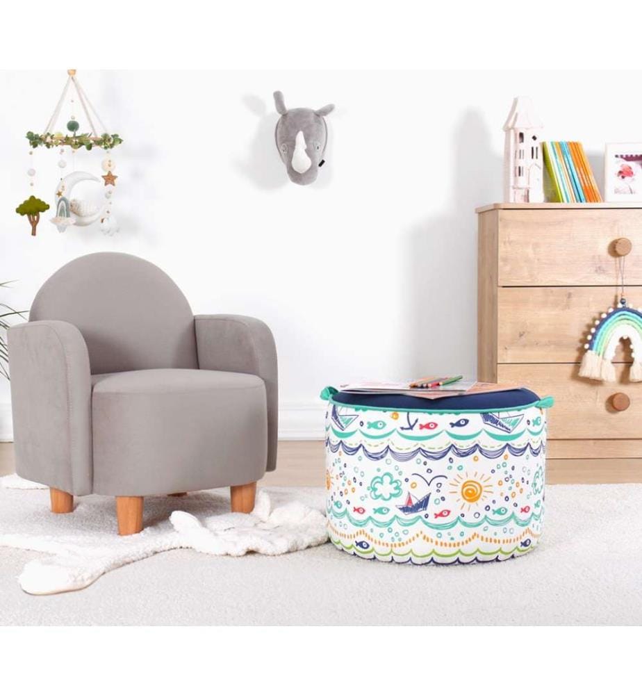 Kid's Wing Chair, Multicolor, Microfiber