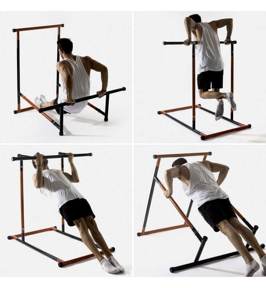 Klimmzug- und Fitnessstation mit Übungsanleitung