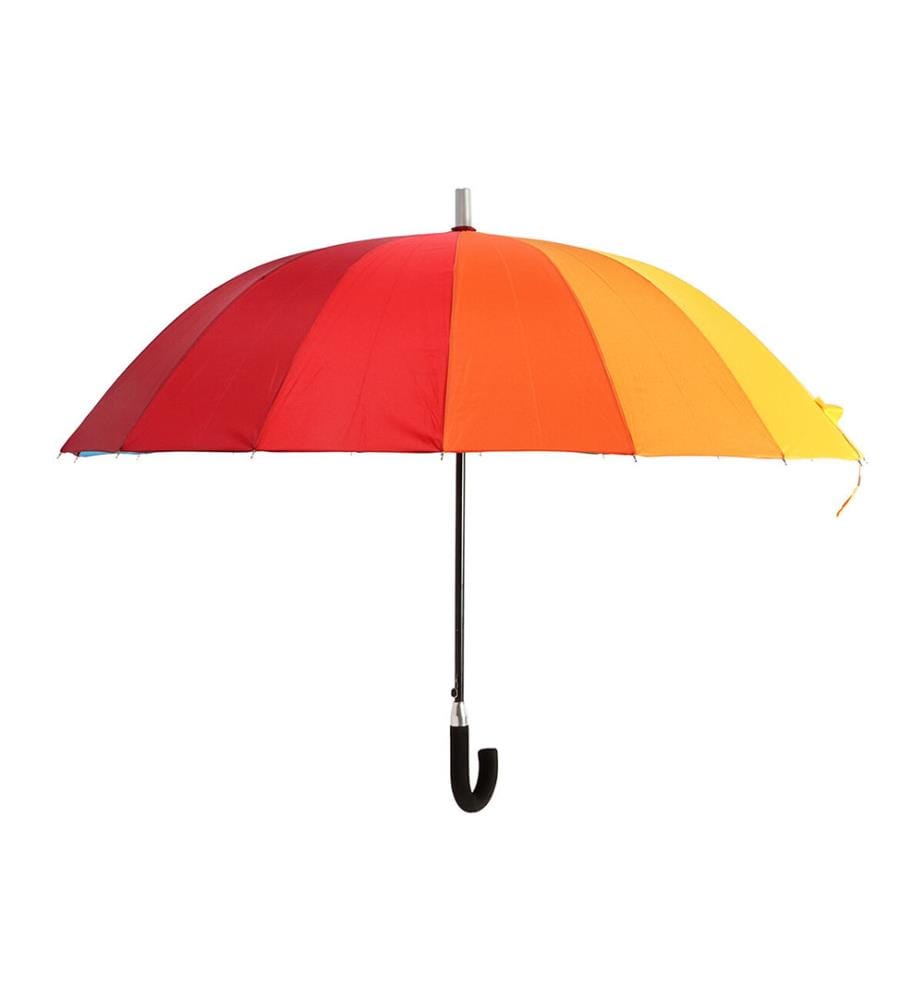 Regenbogen-Regenschirm - Mehrfarbig
