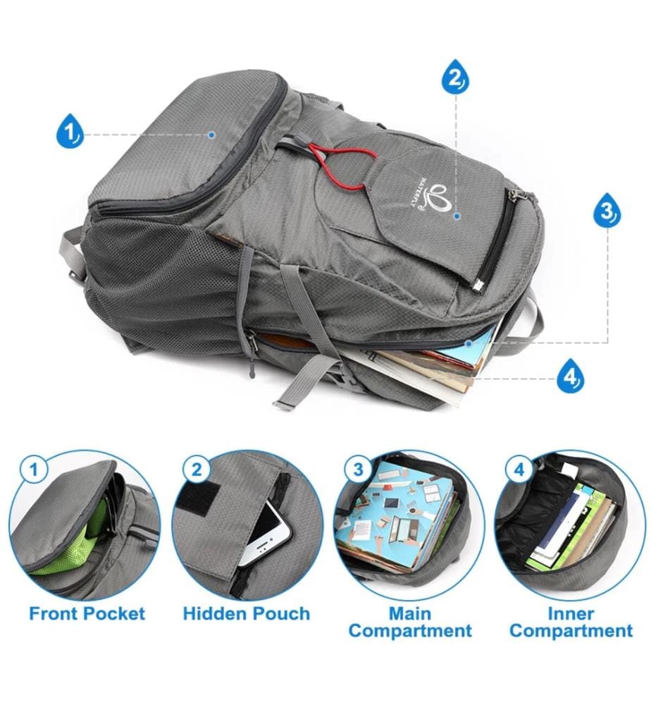 Turnbeutel Waterfly TransformerX 20 L - Grau