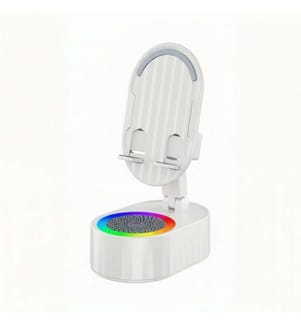 Support pour smartphone avec haut-parleur Kinglucky ZJ-016 Blanc 5 W