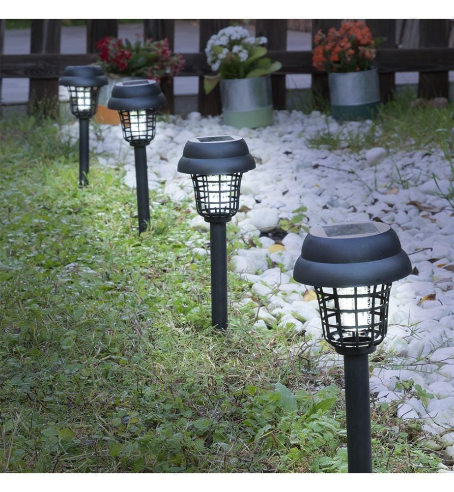 Lampe de Jardin Solaire Anti-Moustiques Garlam - Gris