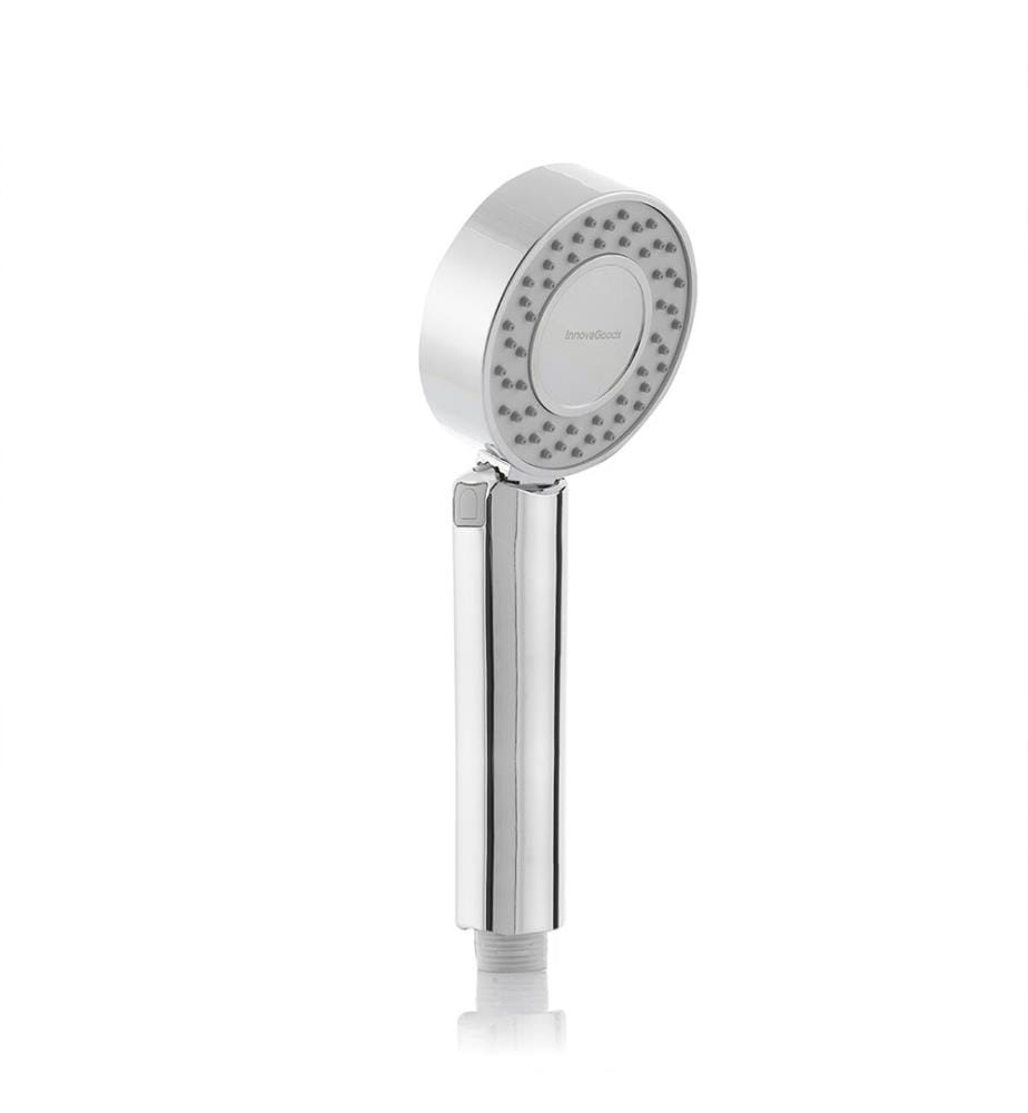 Double Pommeau de Douche avec Distributeur 3 en 1 - Argenté