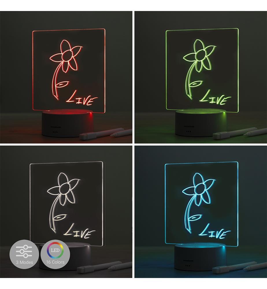 Tableau de Notes et Messages LED Lemo - Gris