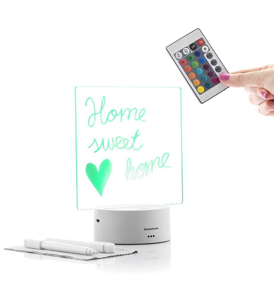 Tableau de Notes et Messages LED Lemo - Gris