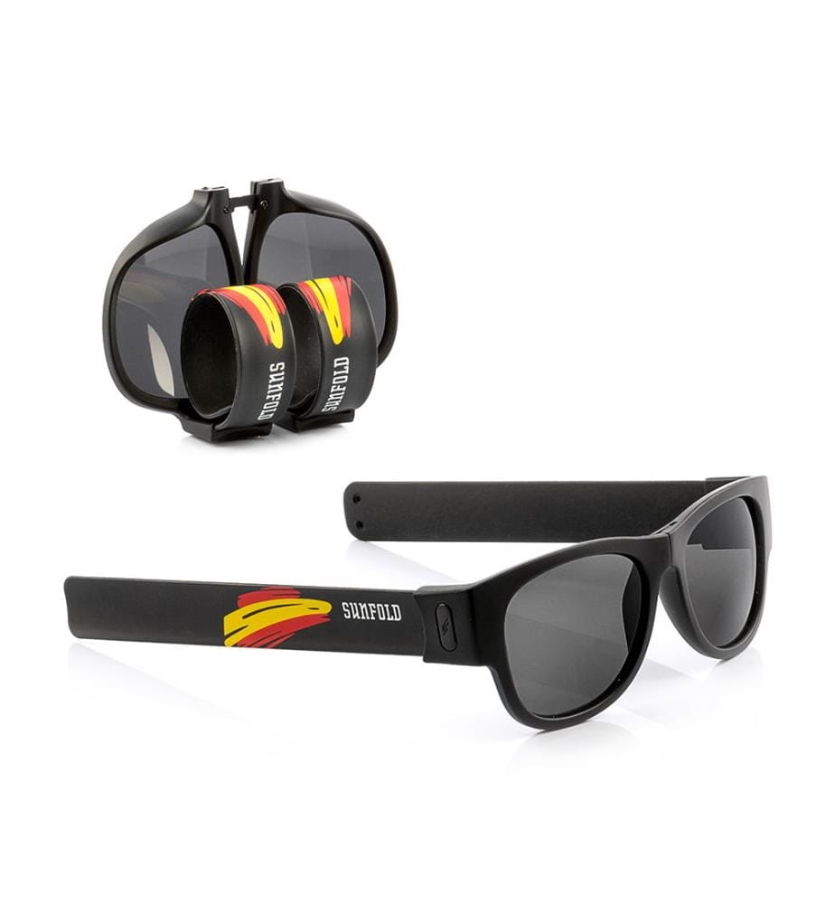 Sunfold Spain Black Rollable Sonnenbrille - Schwarz