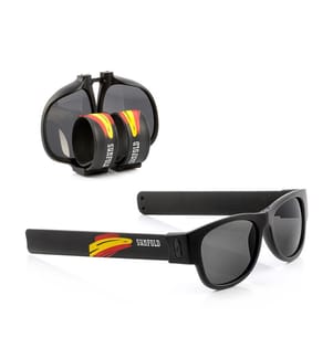 Sunfold Spain Black Rollable Sonnenbrille - Schwarz