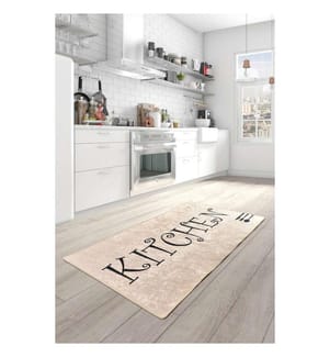 Flurteppich, 80 x 200 cm, mehrfarbig, 50 % Samt / 50 % Polyester, 4 mm Florhöhe