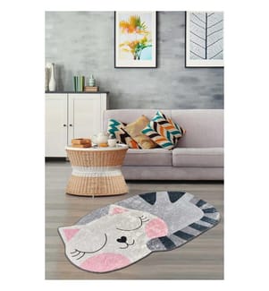 Teppich, 60 x 100 cm, mehrfarbig, 50 % Samt / 50 % Polyester, 4 mm Florhöhe