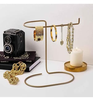 Schmuckständer, Gold, Metall