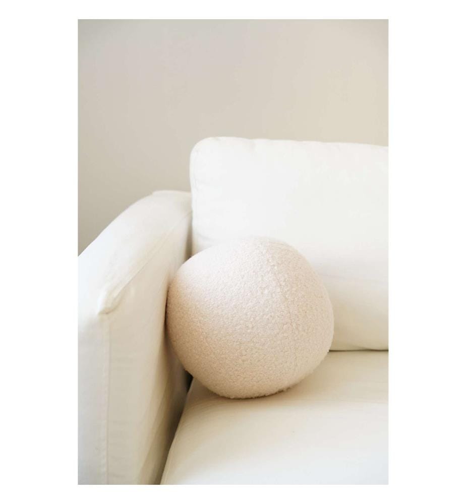 Coussin, beige clair, 75 % polyester recyclé / 25 % polyester
