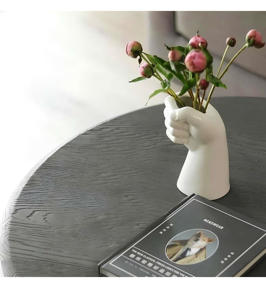 Vaso, bianco, 100% ceramica