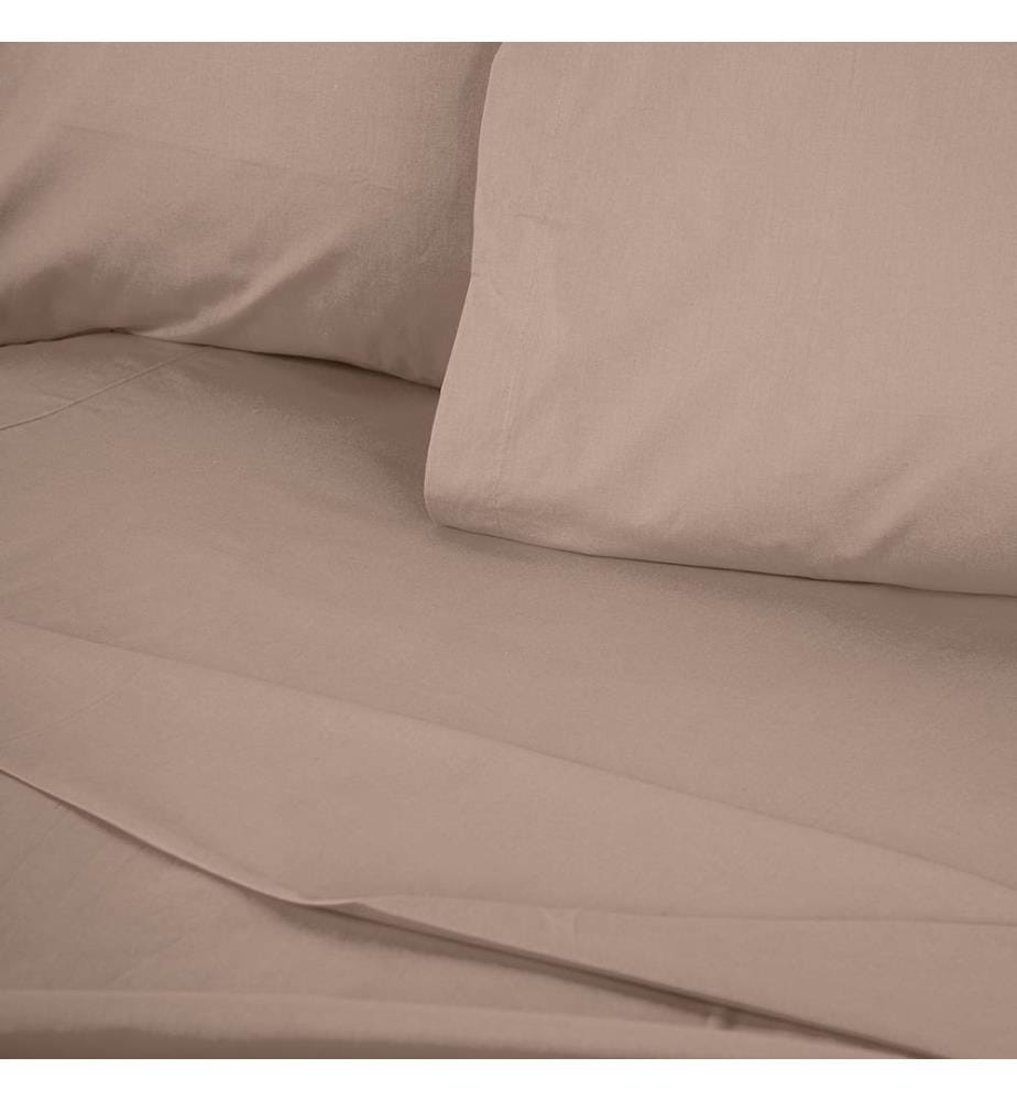 Drap-housse Ranforce Super King, beige, 100 % coton RANFORCE