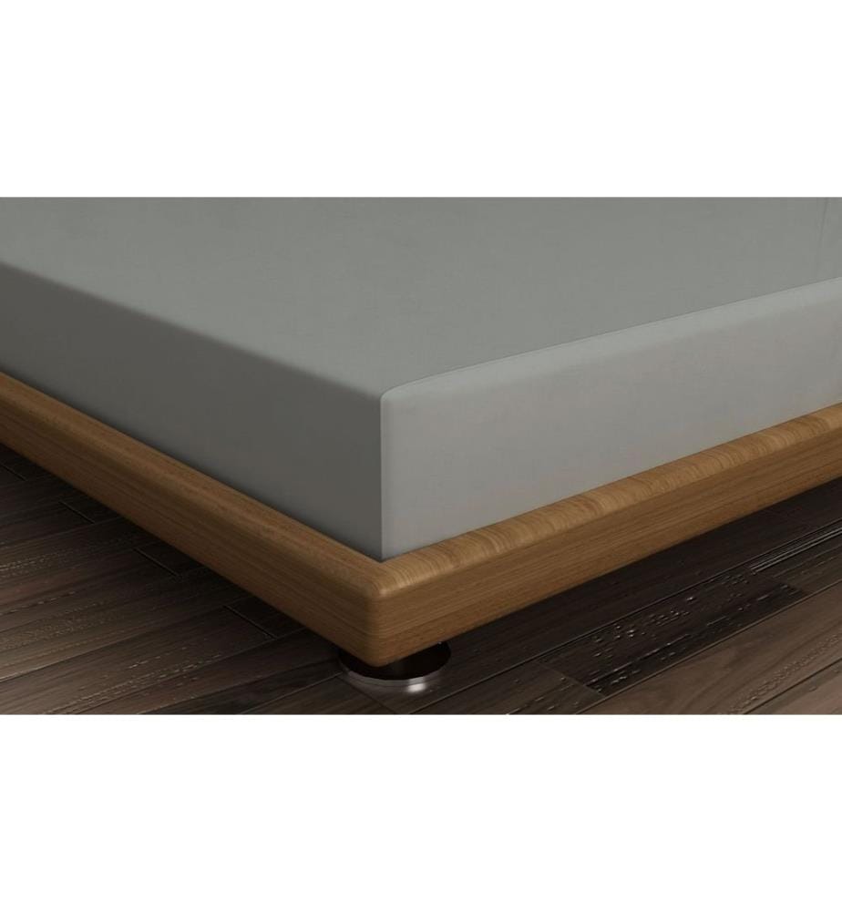 Drap-housse Ranforce Super King, gris foncé, 100 % coton