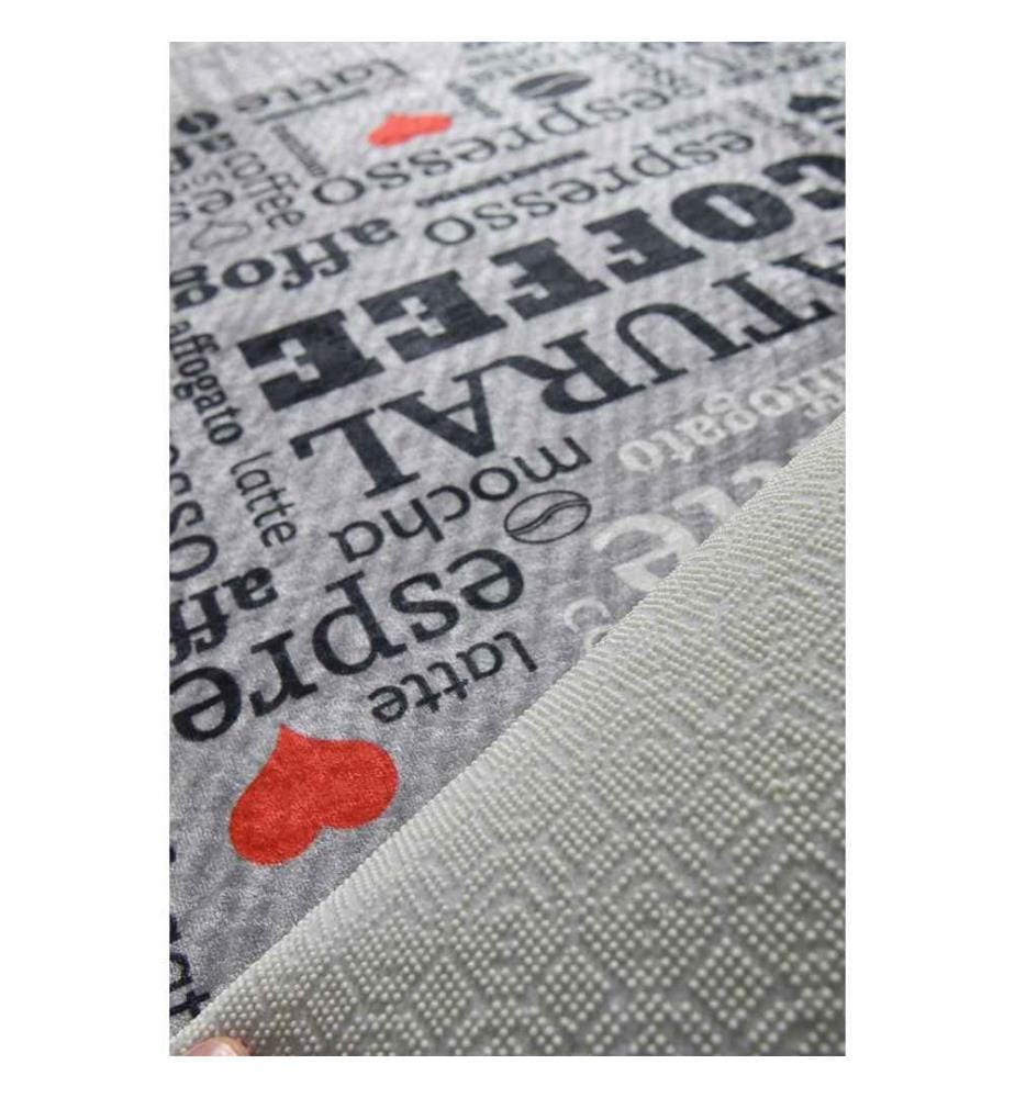 Flurteppich, 60 x 140 cm, mehrfarbig, 50 % Samt / 50 % Polyester, 4 mm Florhöhe