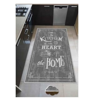 Teppich, 60 x 100 cm, mehrfarbig, Polyester, 850 g/m²