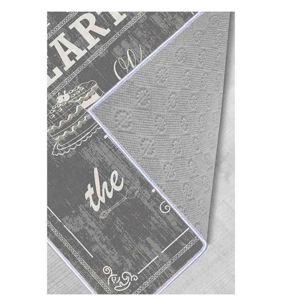 Teppich, 60 x 100 cm, mehrfarbig, Polyester, 850 g/m²