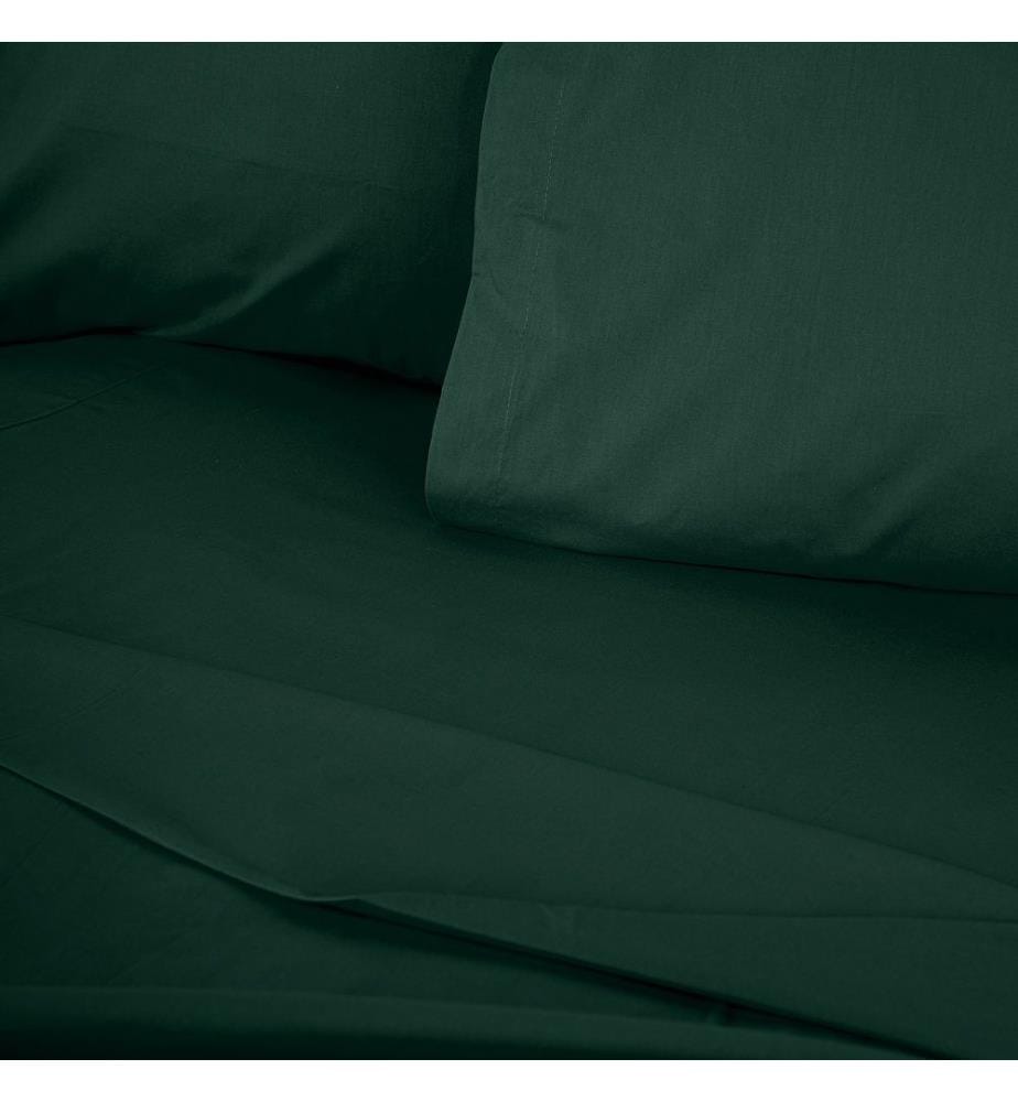 Copripiumino matrimoniale Ranforce, verde scuro, 100% cotone RANFORCE