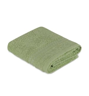Serviette de toilette, verte, coton, 500 g/m²