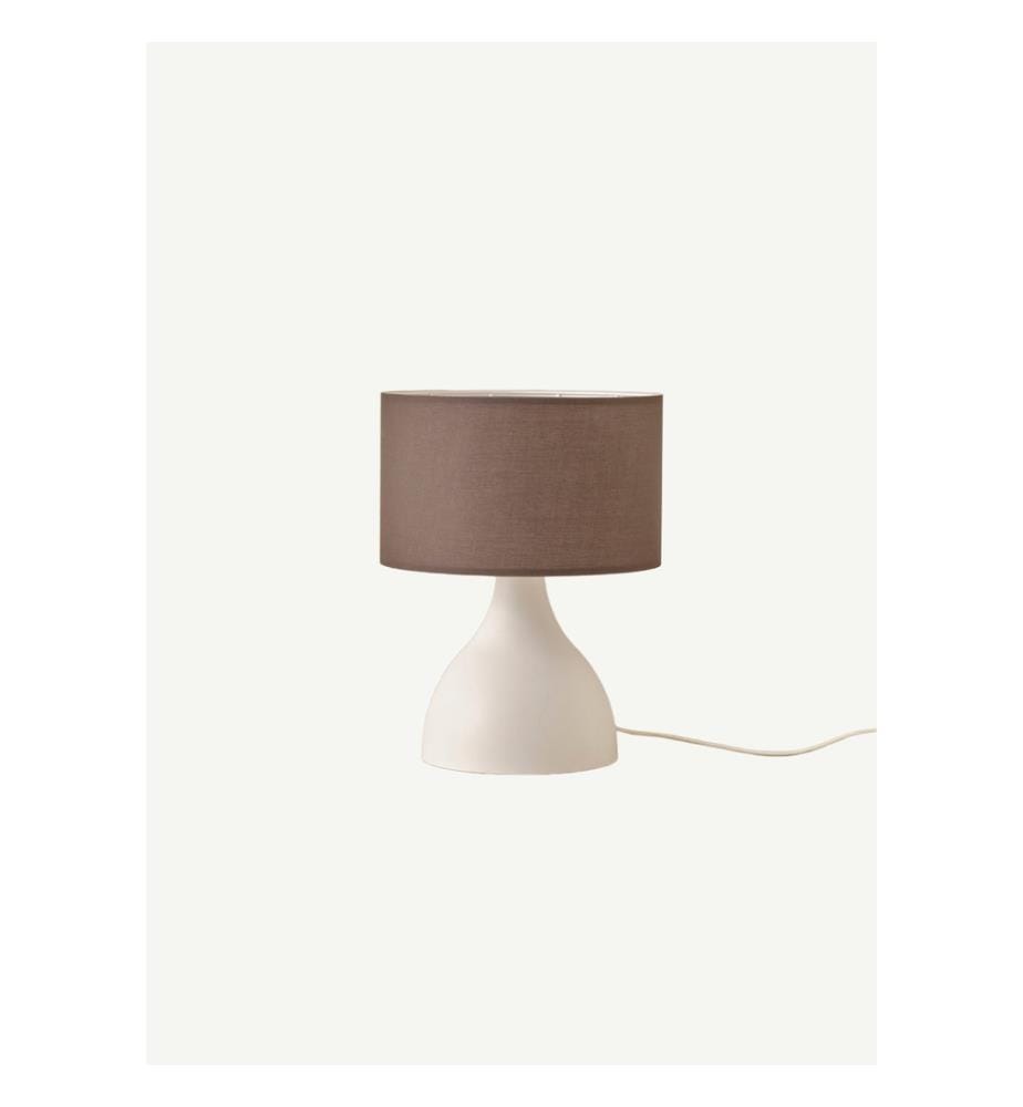 Stehlampe „Ivory“ – Schwarz – Anthrazit  &  Weiss