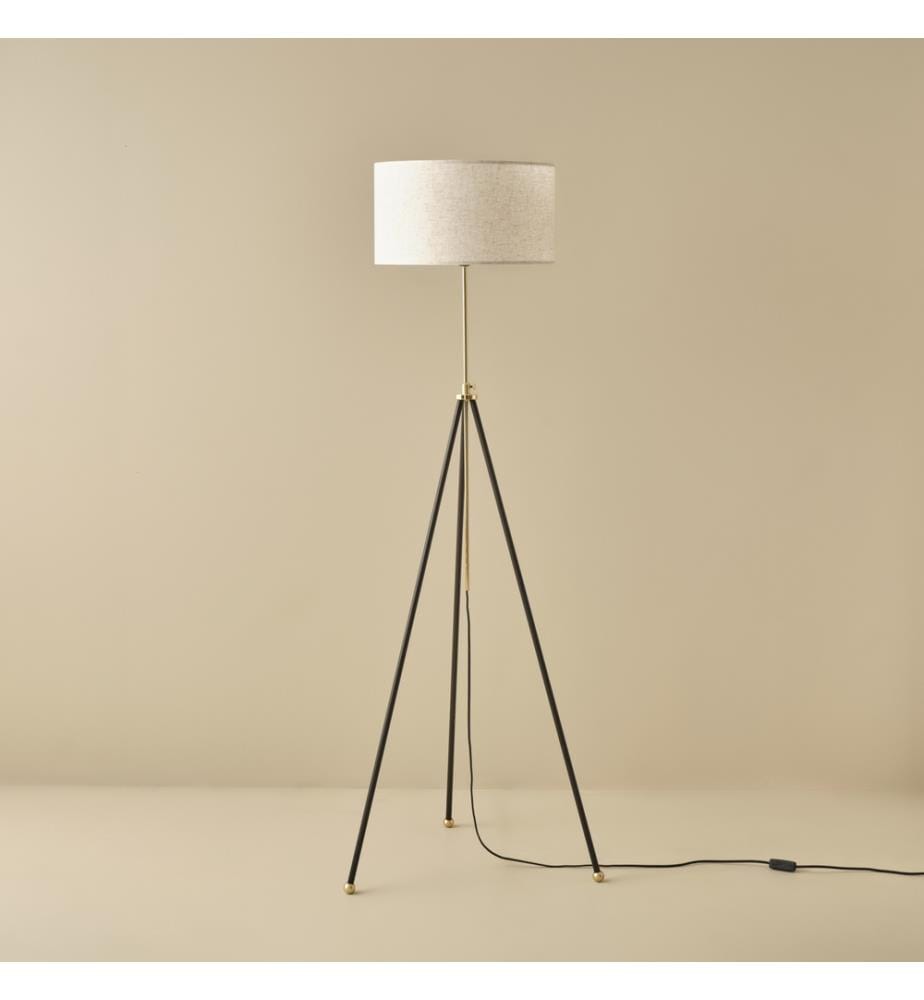 Lampadaire « Pier Metal » blanc - Blanc
