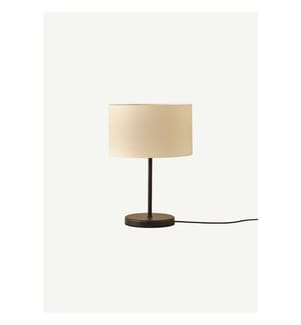 Lampadaire Luster à 2 spots, style antique - Finlin Crème  &  Noir