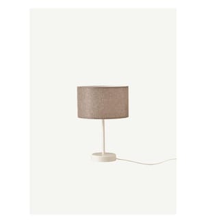 Lustre suspendu Morado en osier, couleur crème - gris  et  blanc