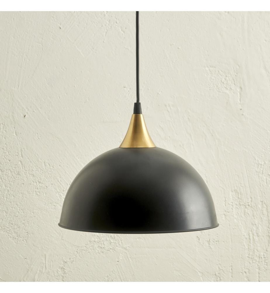 Pendentif Luna Noir/Or - Noir