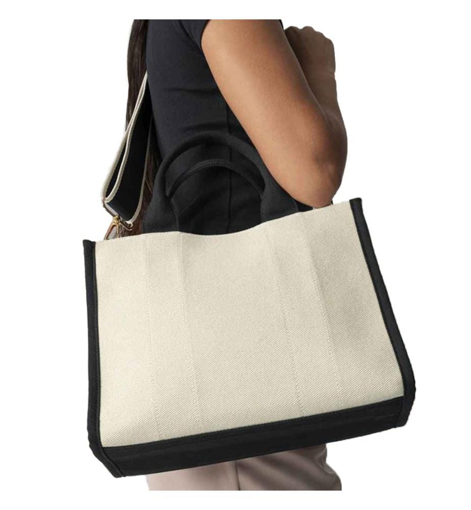Quadra Puerto Contrast Detail Tote Bag