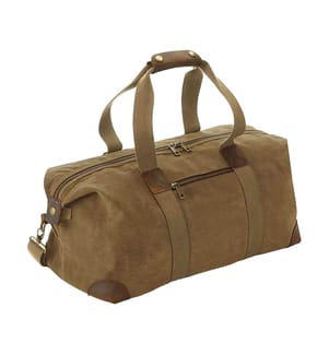 Quadra - Reisetasche "Heritage", Mit Ledergriff