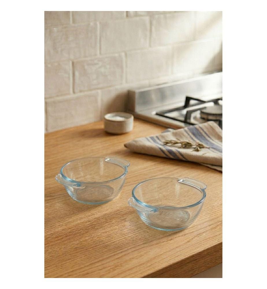 Glasschalen-Set (2-teilig) – Transparent