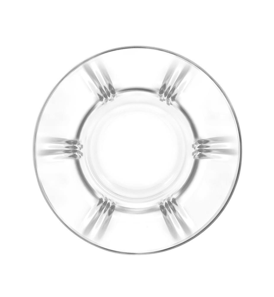 Untertassen-Set (6-teilig) – transparent