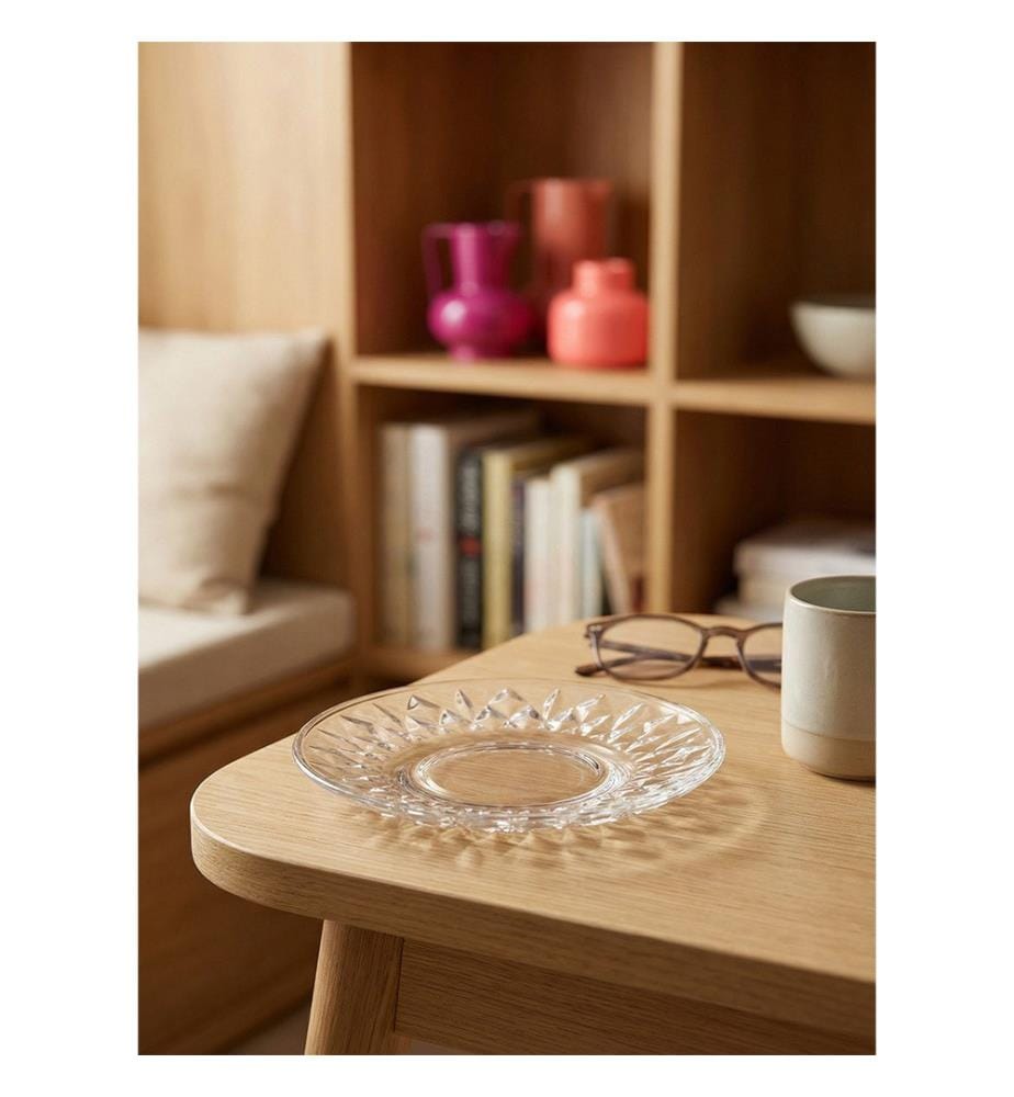 Untertassen-Set (6-teilig) – transparent