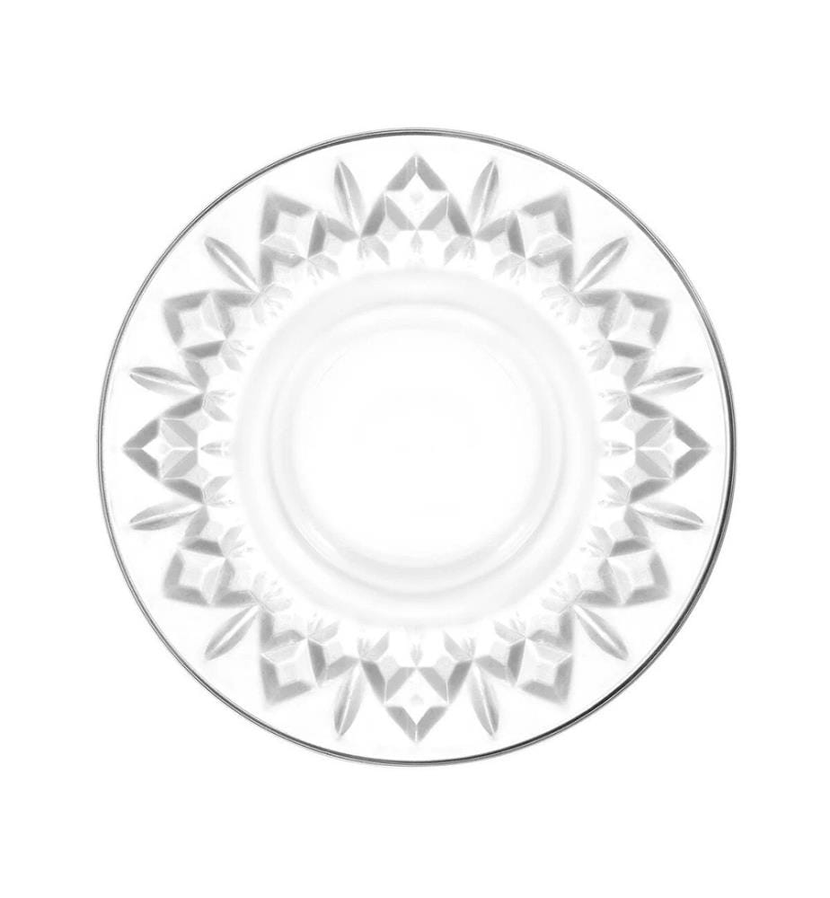 Untertassen-Set (6-teilig) – transparent