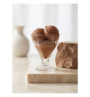 Glas-Eisbecher-Set (3-teilig) – transparent
