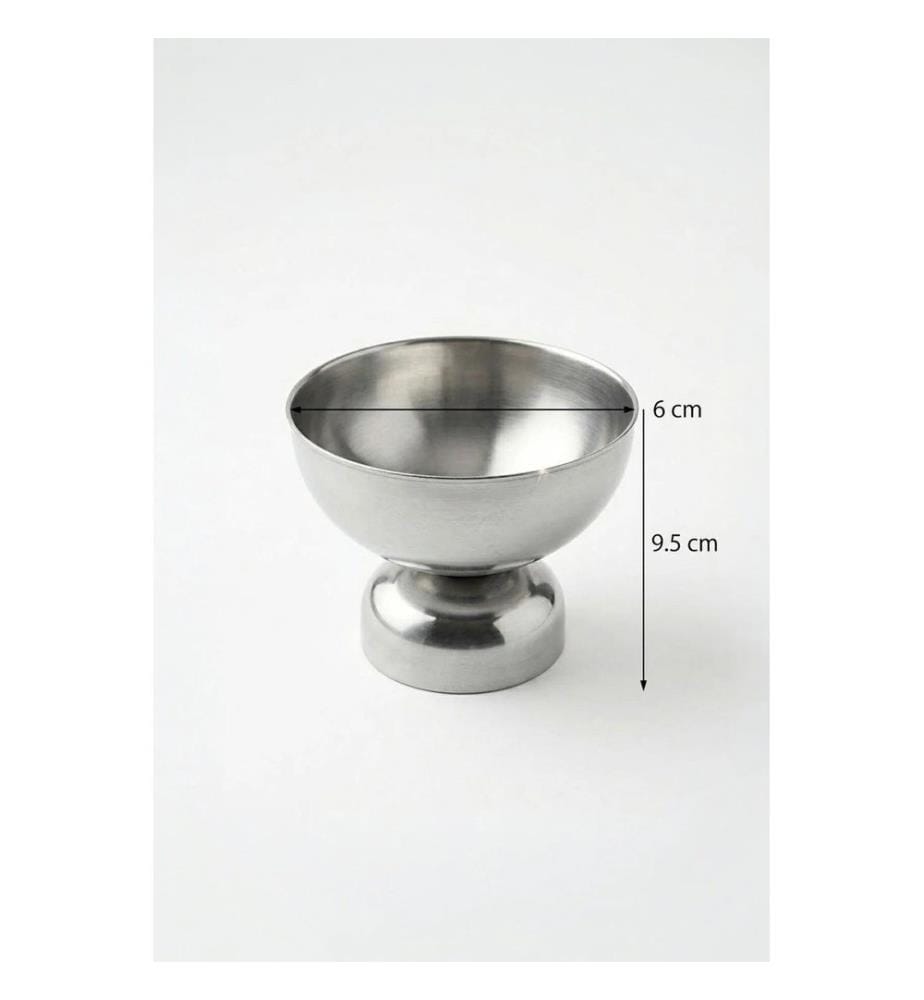 Eisbecher-Set (2-teilig) – Silber