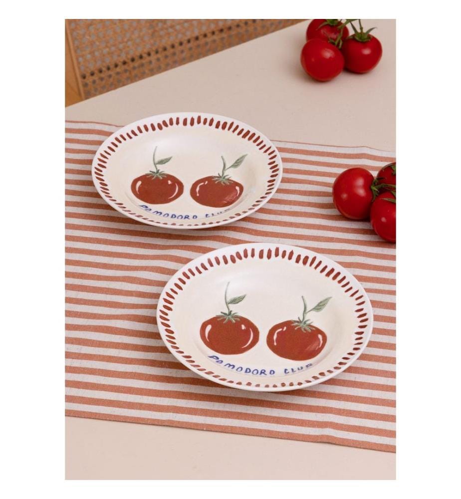 Tellerset (2-teilig) – Mehrfarbig